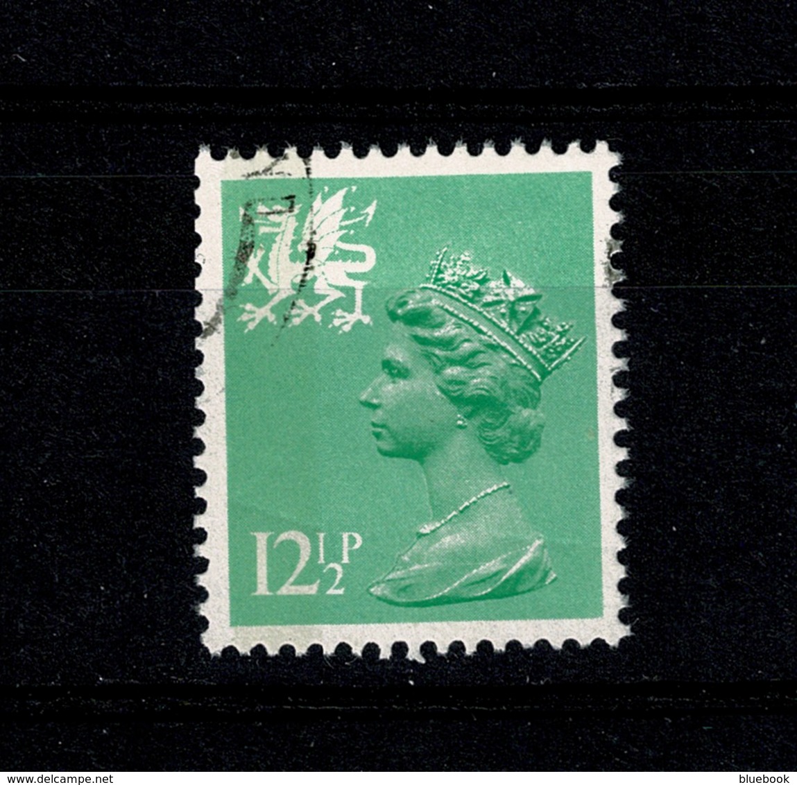 Ref 1373 - 1984 GB - Wales 12 1/2p (perf 15x14) Machin Very Fine Used Stamp SG W37  - Cat £2.75 - Wales