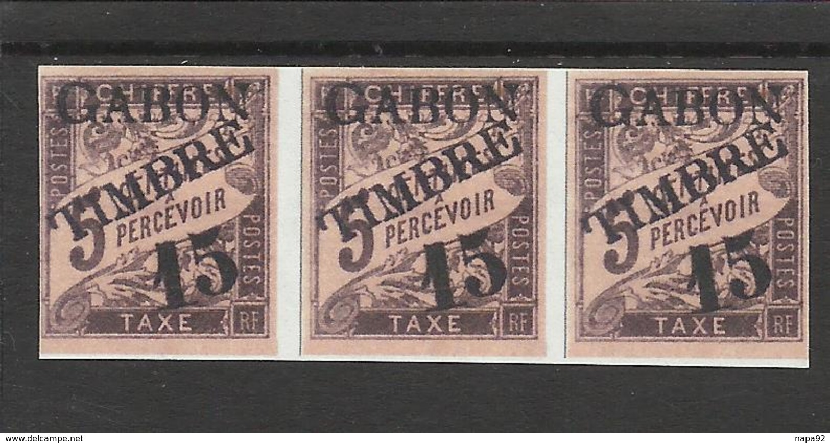 GABON 1889 YT 11(*) FAUX - Altri & Non Classificati