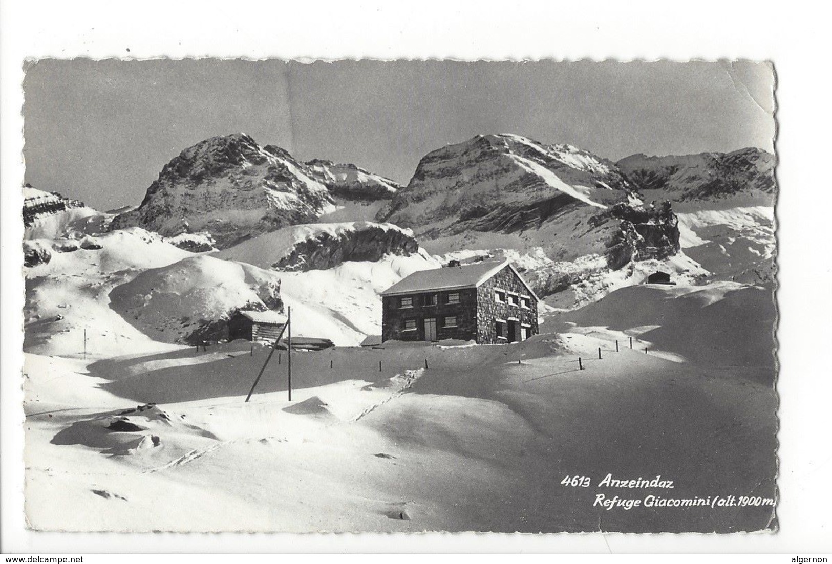 25410 - Anzeindaz Refuge Giacomini En Hiver - Gryon