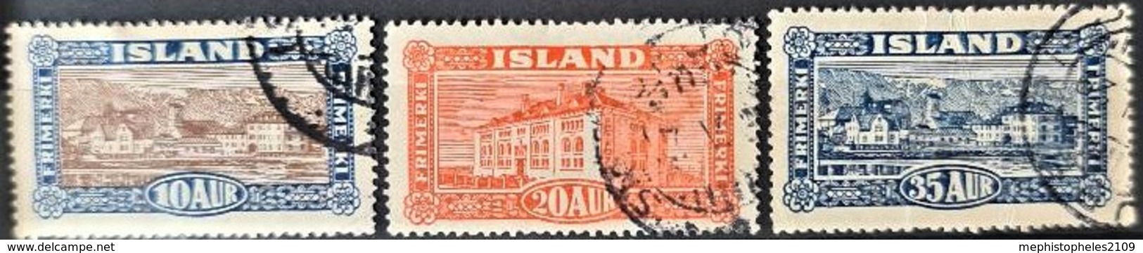 ICELAND - Canceled - Sc# 145, 146, 147 - 10a 20a 35a - Gebruikt