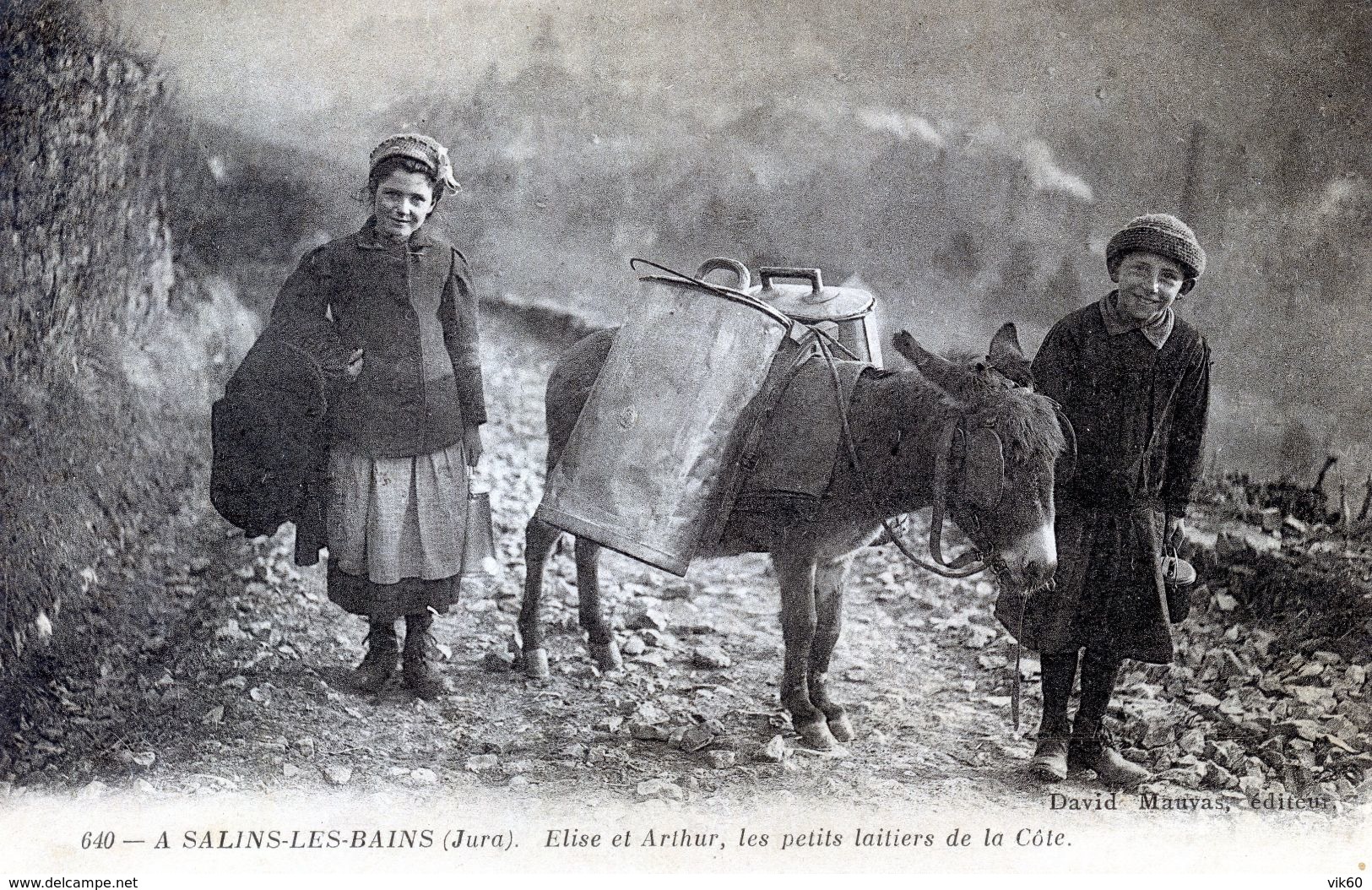 39  SALINS LES BAINS  ELISE ET ARTHUR  LES PETITS LAITIERS DE LA COTE - Autres & Non Classés