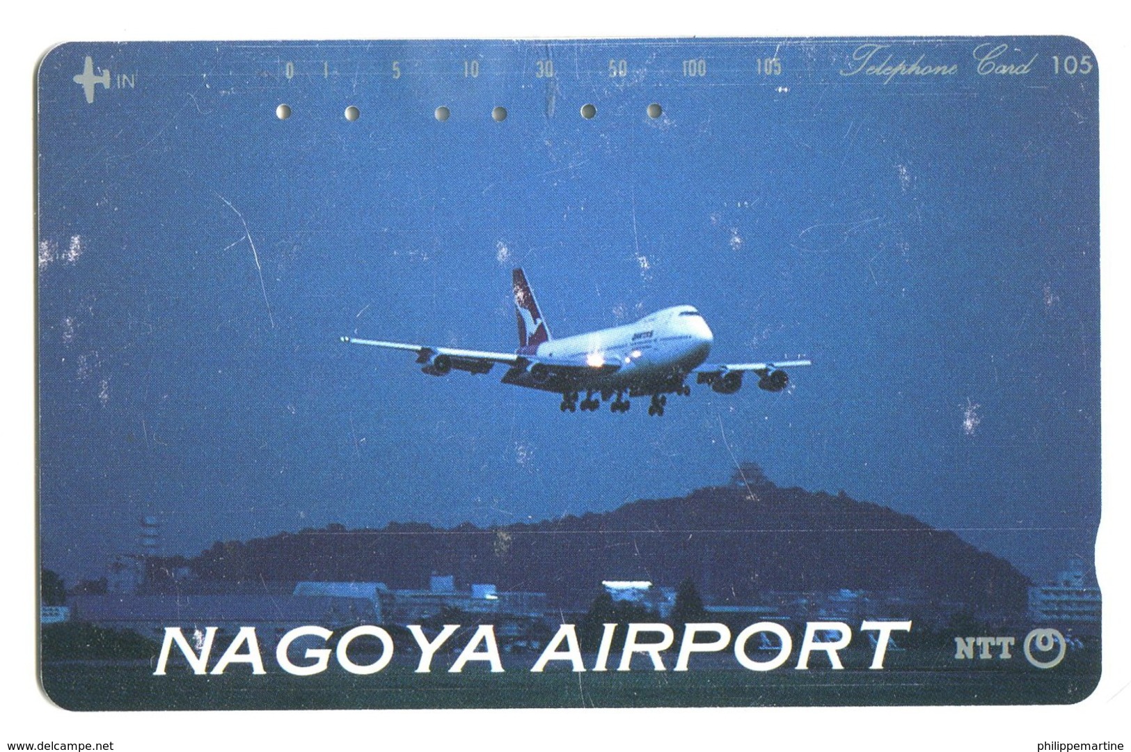 Télécarte NTT : Aéroport De Nagoya - 290-361 - Avions