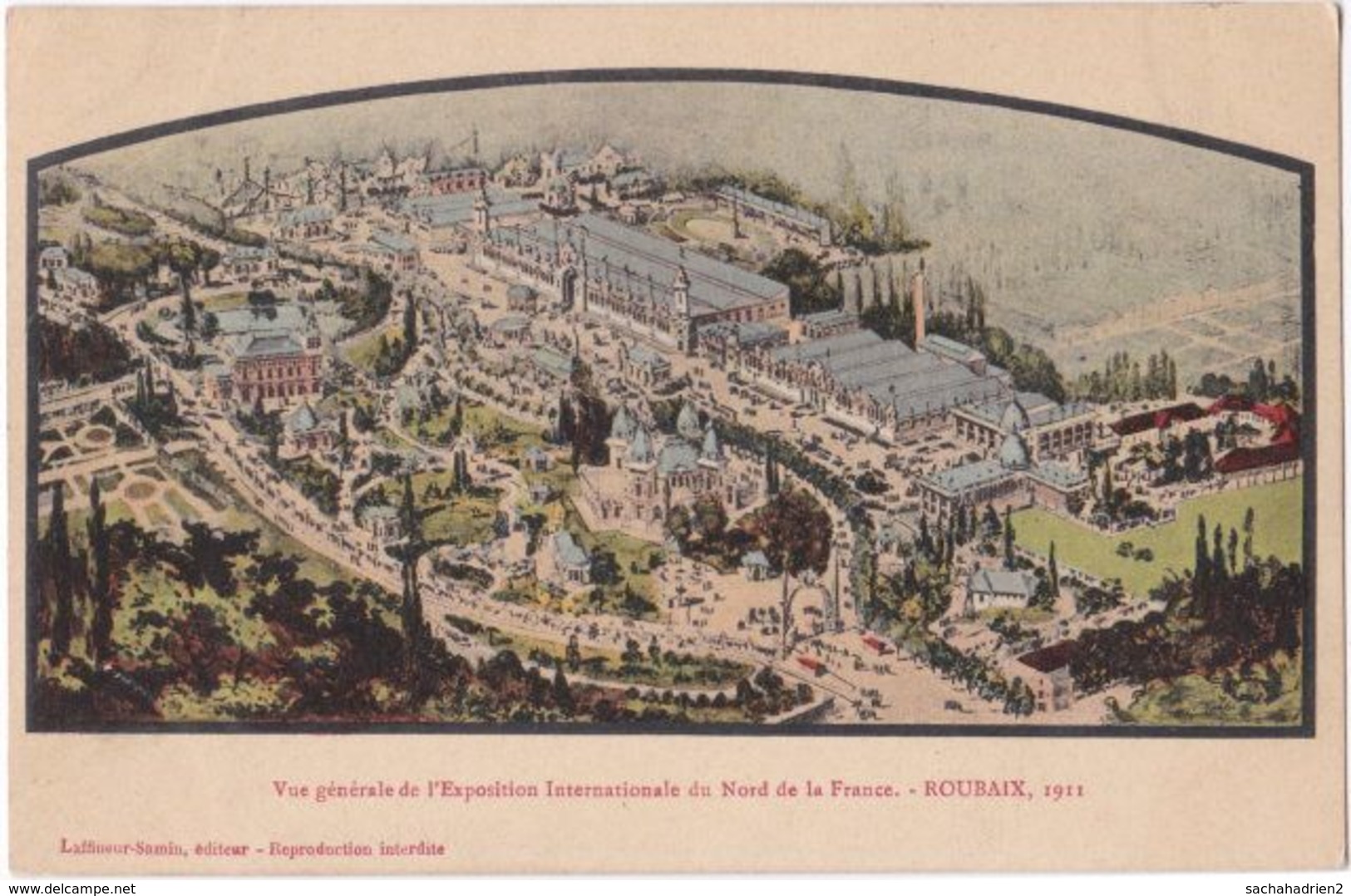 59. ROUBAIX 1911. Vue Générale De L'Exposition Internationale Du Nord De La France - Roubaix