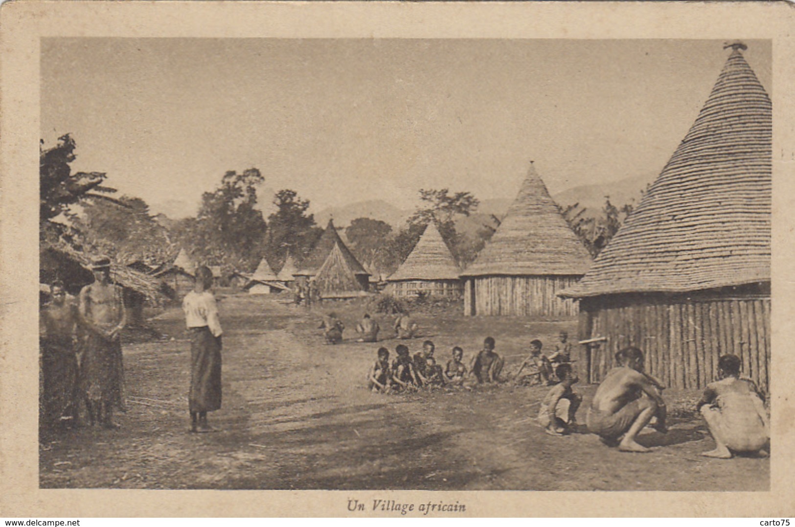 Evènements - Exposition Coloniale Paris 1931 - Un Village Africain - Cachet Exposition - Expositions