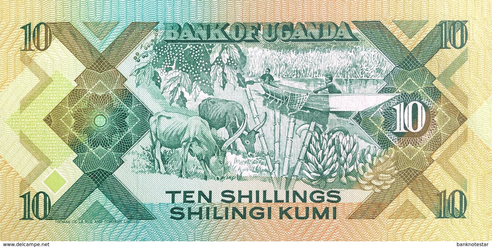 Uganda 10 Shillings, P-28 (1987) - UNC - Uganda
