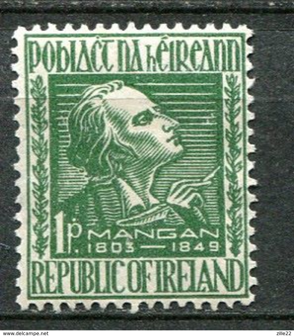 Ireland Mi# 110 Ungebraucht Falz/MH - Poetry - Unused Stamps