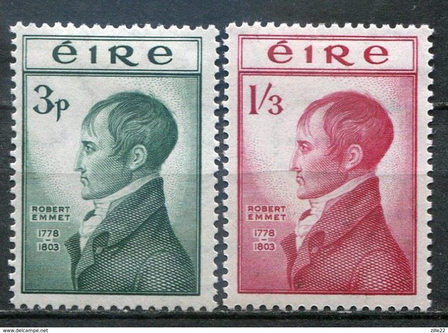 Ireland Mi# 118-9 Ungebraucht Falz/MH - Revolutionary - Neufs