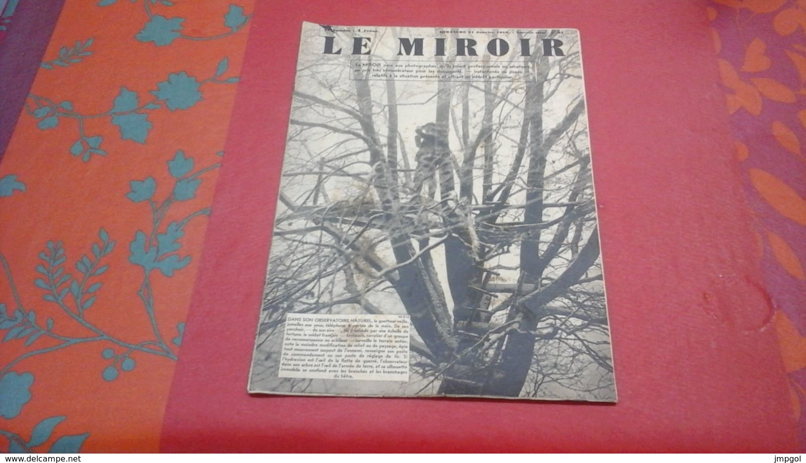 WW2 Le Miroir N°21 21 Janvier 1940 Les Exploits De La Royal Air Force, Guerre Russo Finlandaise,Seisme En Turquie - Français