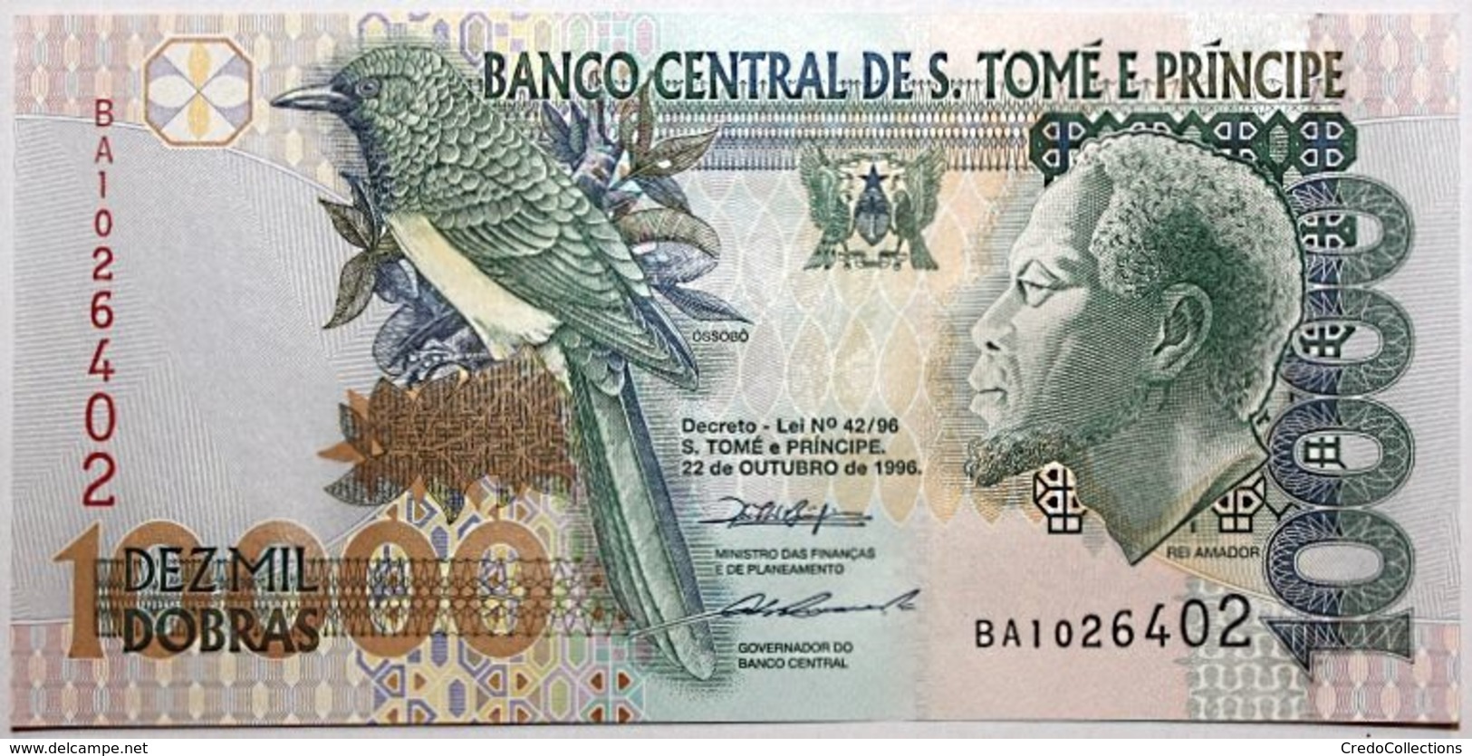 Sao Tome Et Principe - 10000 Dobras - 1996 - PICK 66a - NEUF - Sao Tome And Principe