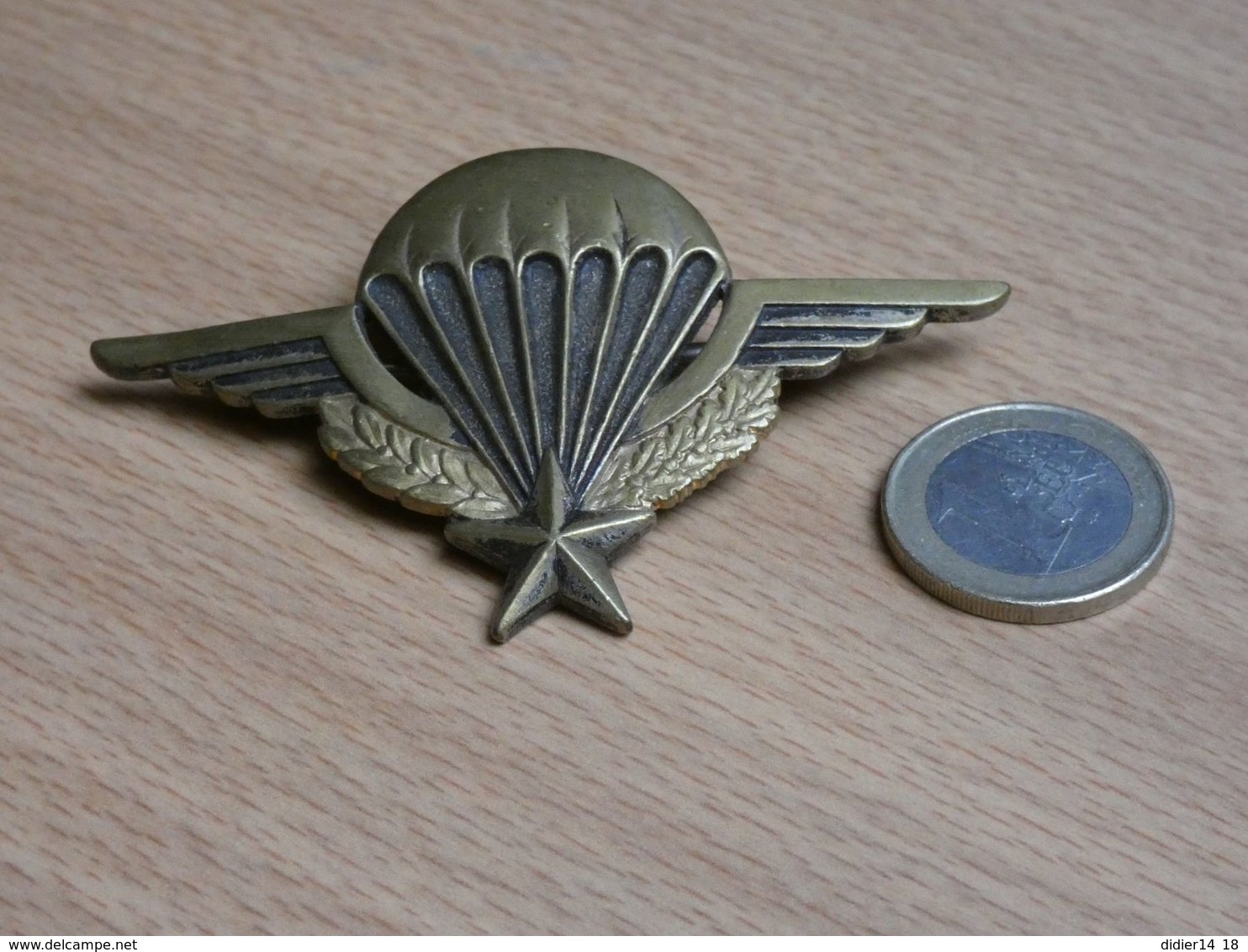 BREVET PARA PARACHUTISTE. N°126991. 1957 AUTHENTIQUE EPOQUE ALGERIE. DRAGO 3R DE ROMAINVILLE. - France