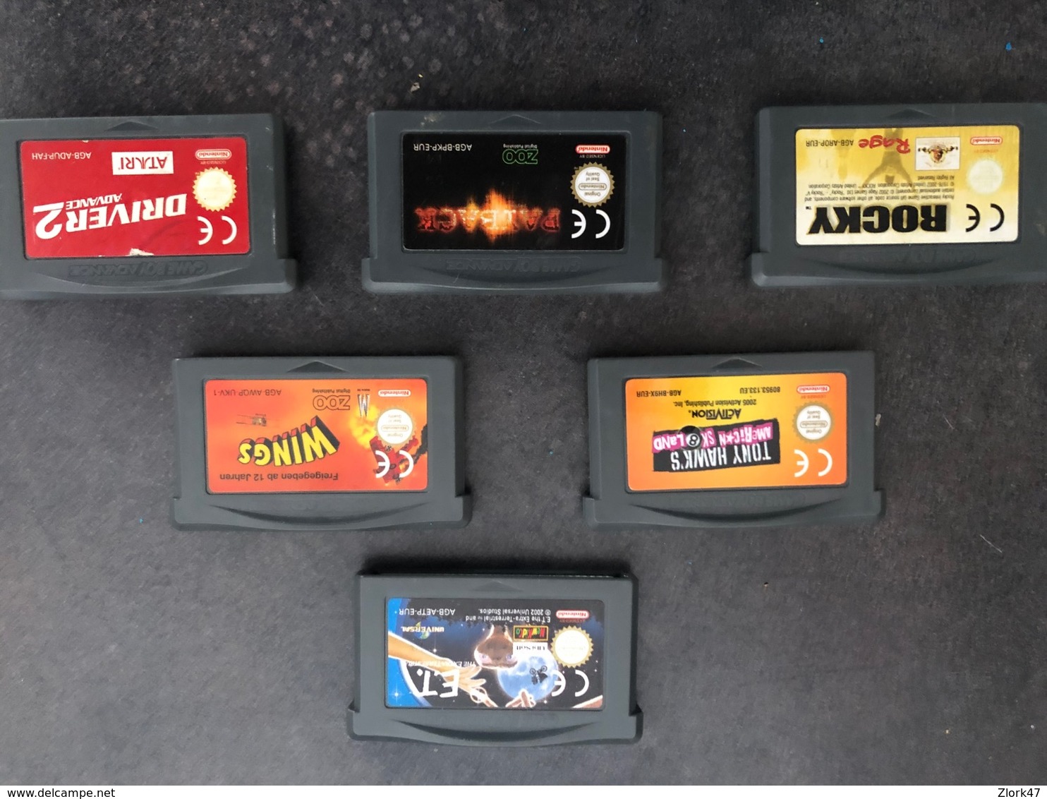 Game Boy Advance Violette+sacoche+6 Jeux - Andere & Zonder Classificatie