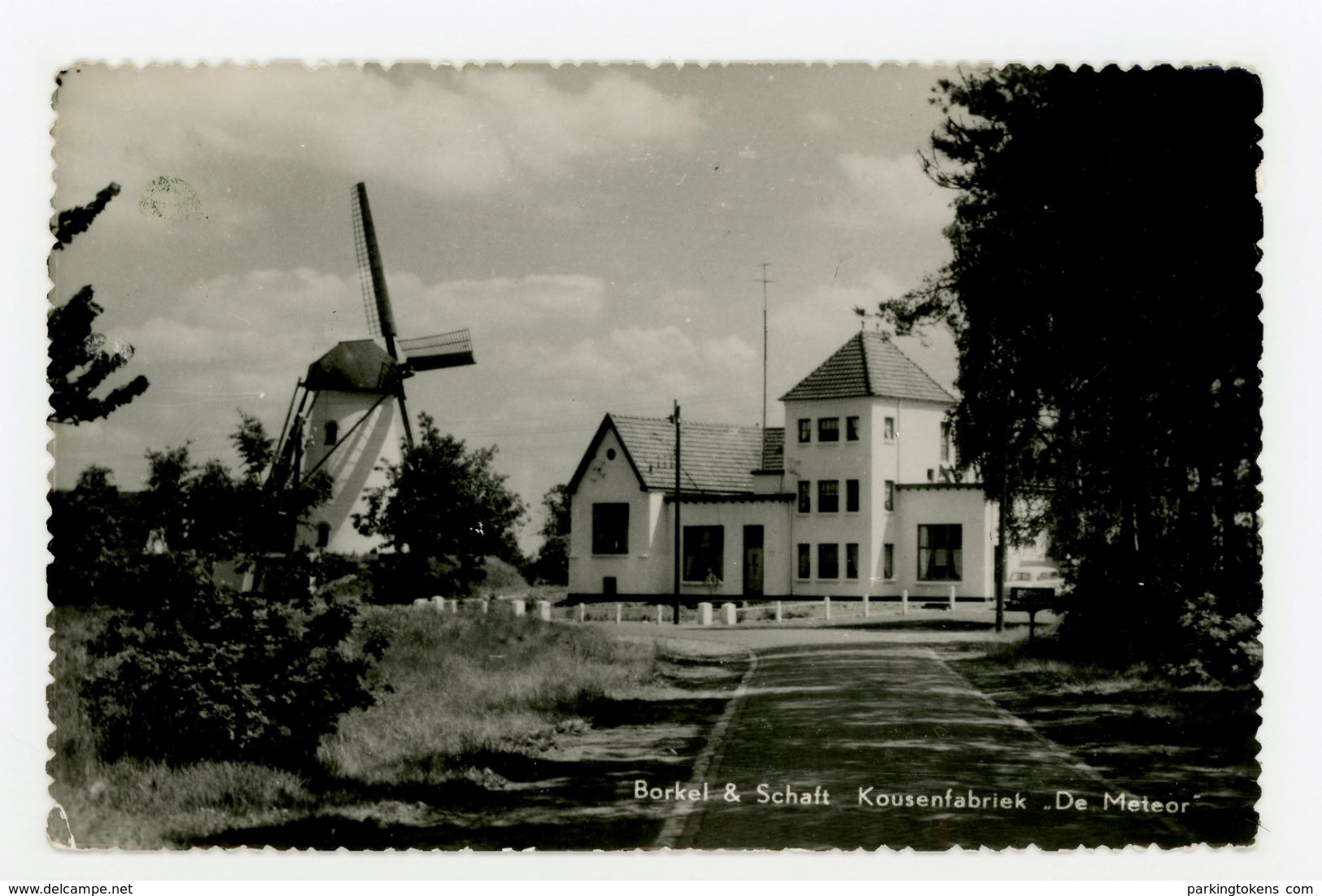 D299 - Borkel & Schaft Kousenfabriek De Meteor En MOLEN - Molen - Moulin - Mill - Mühle - Autres & Non Classés