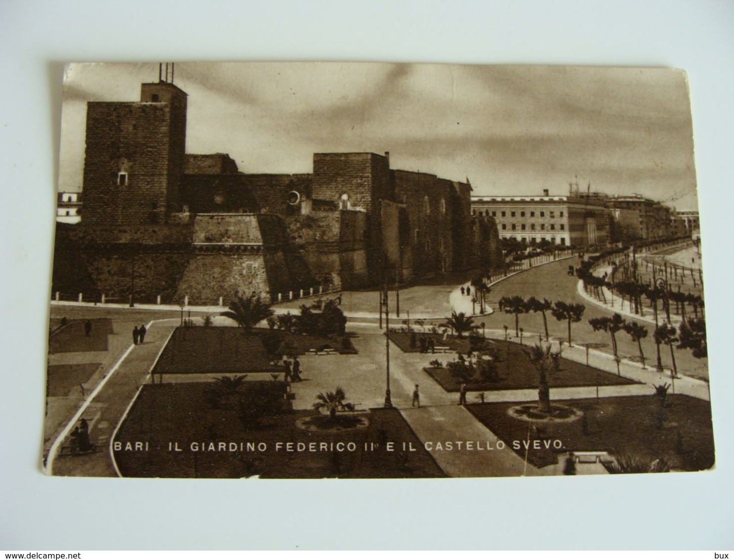 BARI CASTELLO SVEVO    PUGLIA  VIAGGIATA COME DA FOTO FORMATO  PICCOLO FOTOGRAFICA - Altamura