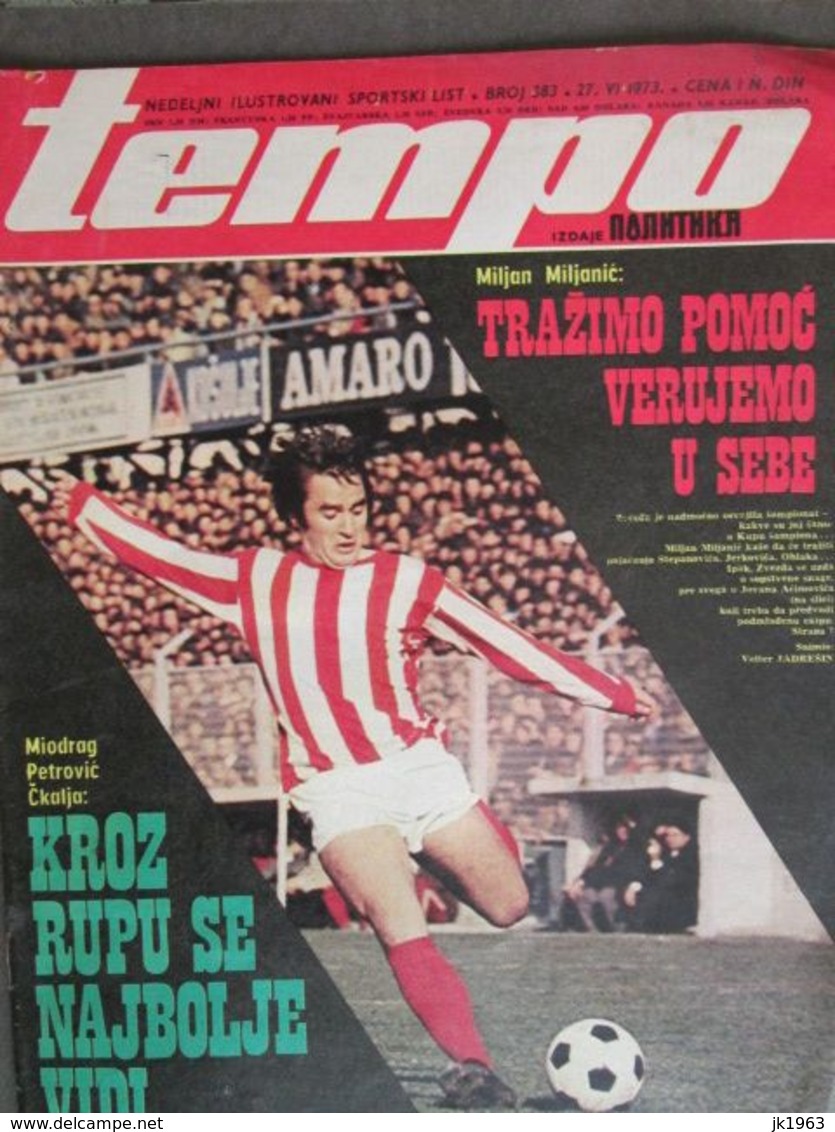 ILLUSTRATED SPORTS MAGAZINE „TEMPO“ YUGOSLAVIA,  1973 - Langues Slaves