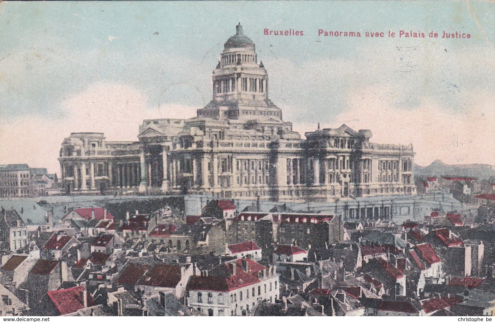 Bruxelles, Panorama Avec Le Palais De Justice (pk70190) - Panoramische Zichten, Meerdere Zichten