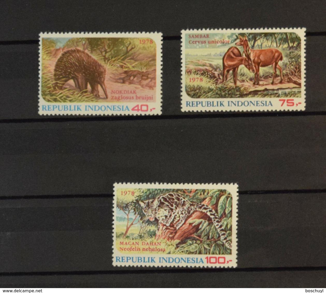 Indonesia, 1978, Animals, Fauna, Nature Conservation, MNH, Michel 908-910 - Indonésie