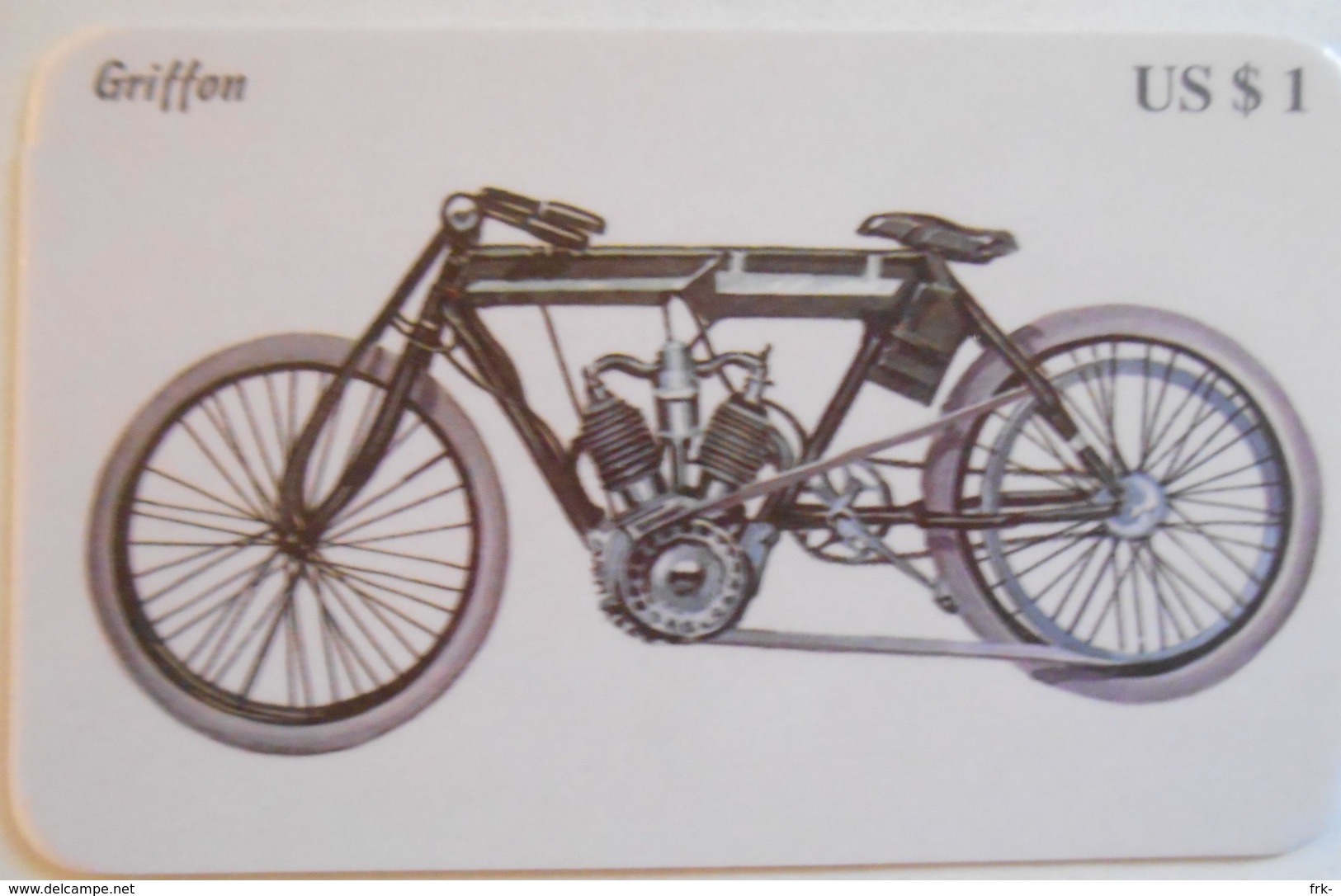 Carta Telefonica  Moto Griffon - Motorräder
