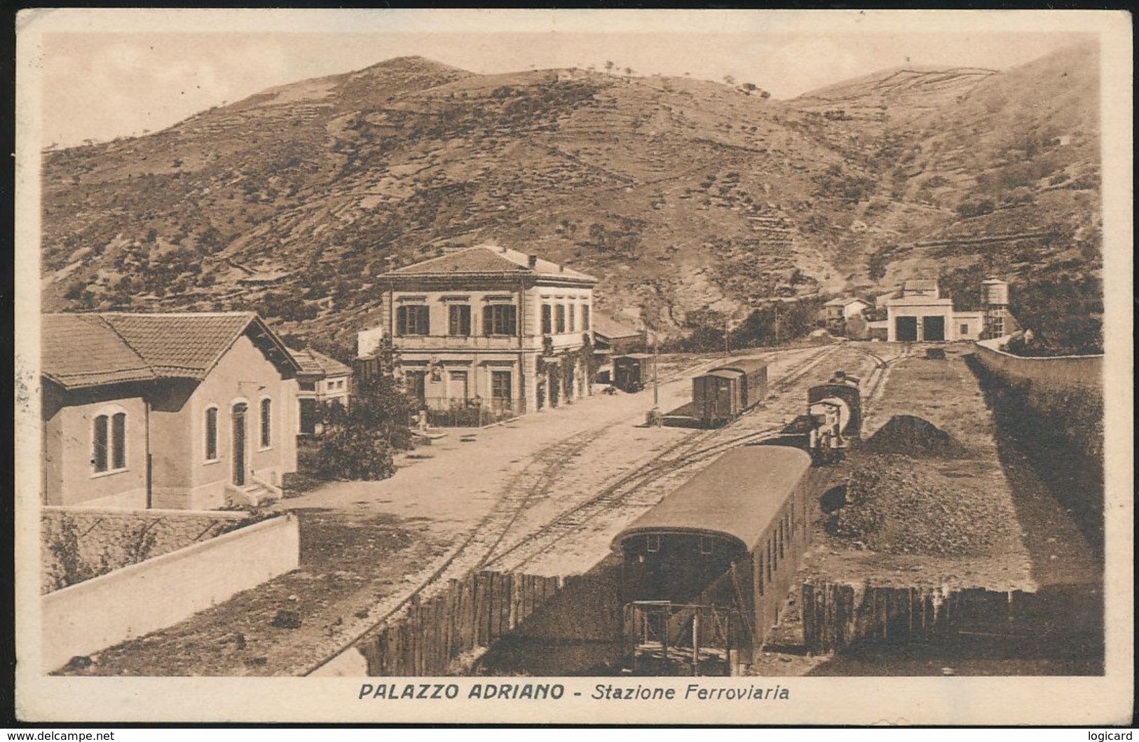 PALAZZO ADRIANO (PALERMO) - STAZIONE FERROVIARIA 1936 - Palermo