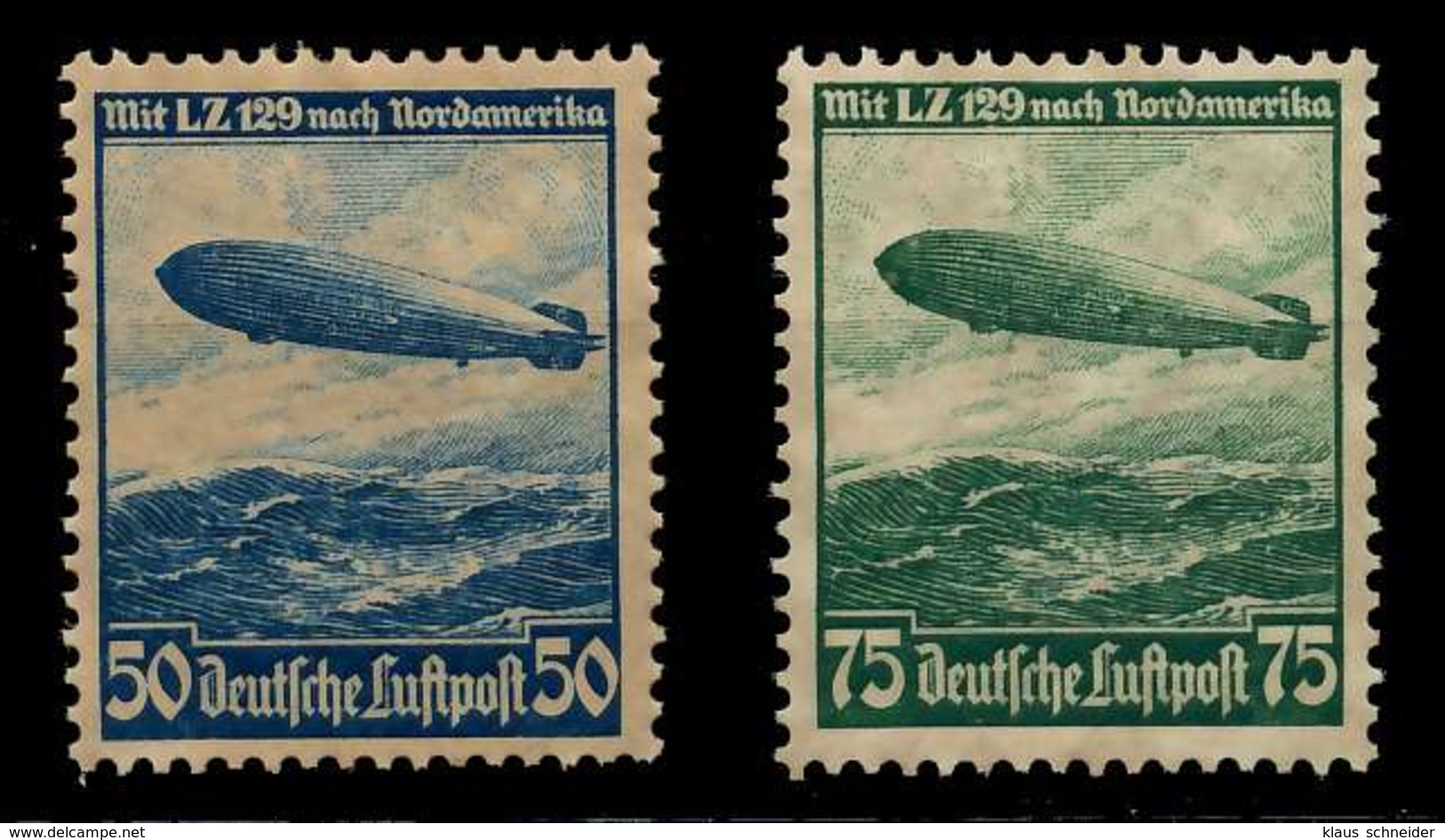 DEUTSCHES REICH 1936 Nr 606X-607X Postfrisch X77D432 - Unused Stamps