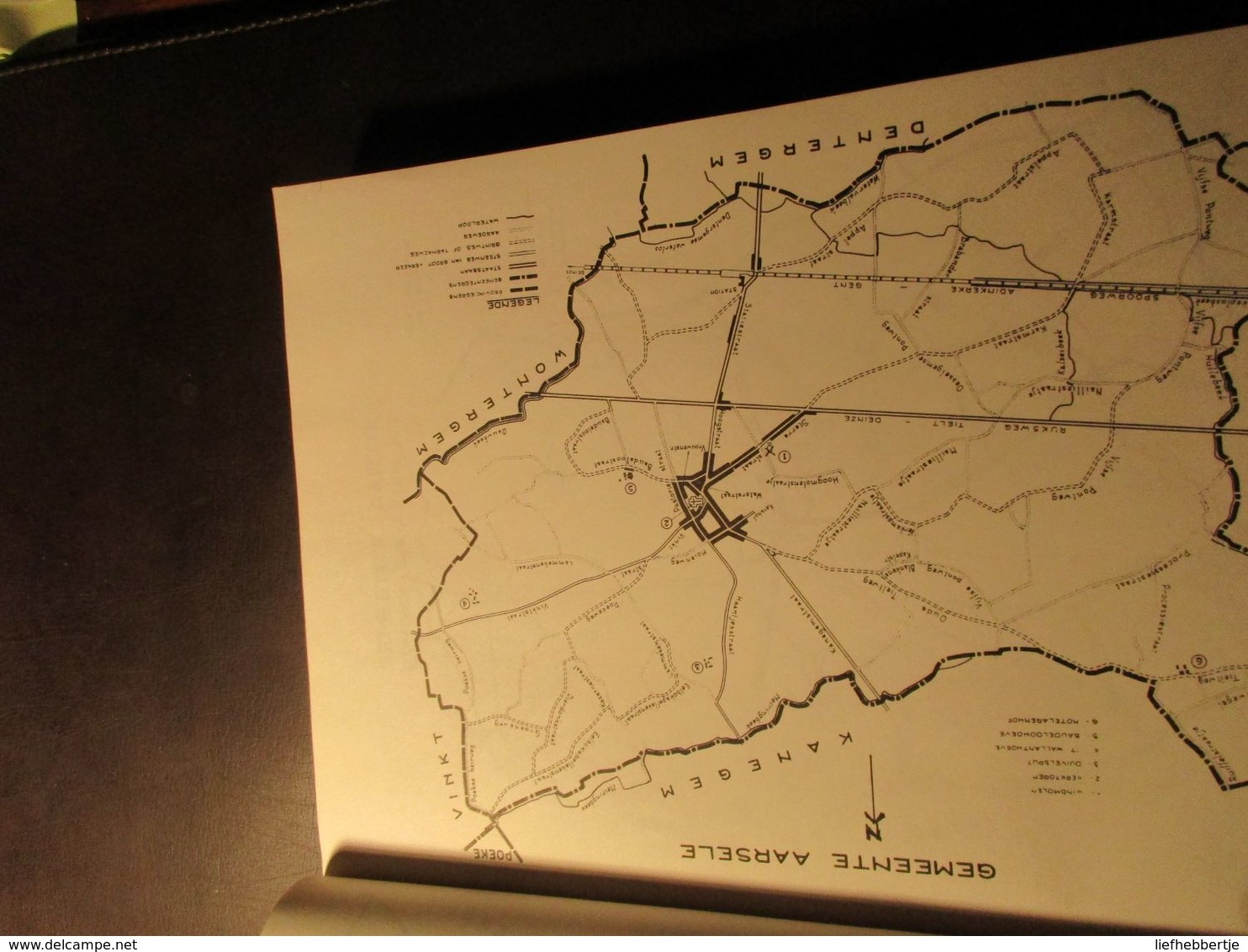 Atlas van alle Westvlaamse gemeenten van rond 1960  -  West-vlaanderen - oude kaarten - Zedelgem (auteur uit_)