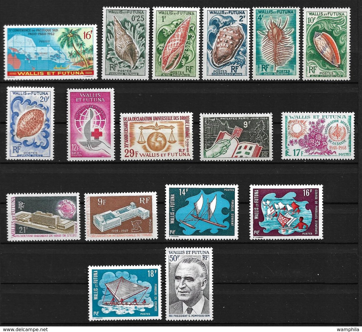 Wallis & Futuna 1957 Lot De Séries & Timbres **, Cote YT 113,40€ - Colecciones & Series