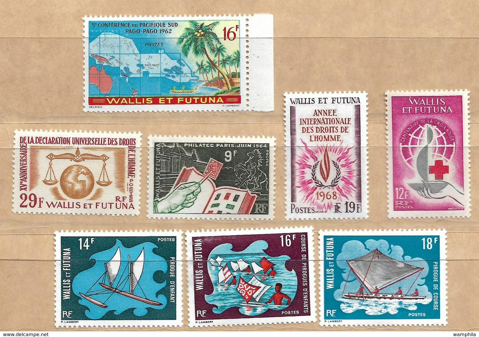 Wallis & Futuna 1957 Lot De Séries & Timbres **, Cote YT 69,30€ - Lots & Serien