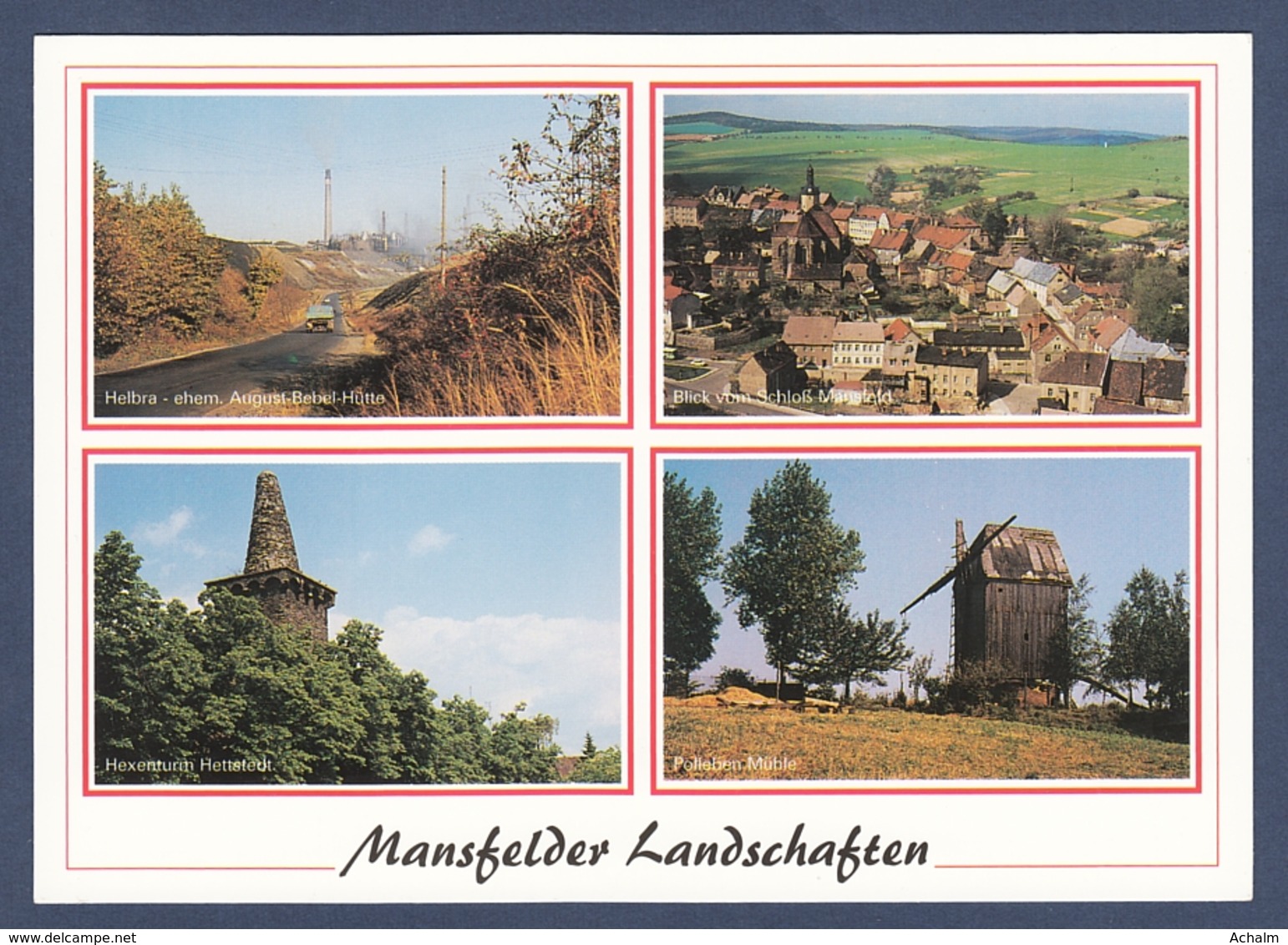 Mansfelder Landschaften - 4 Ansichten (2) - Mansfeld