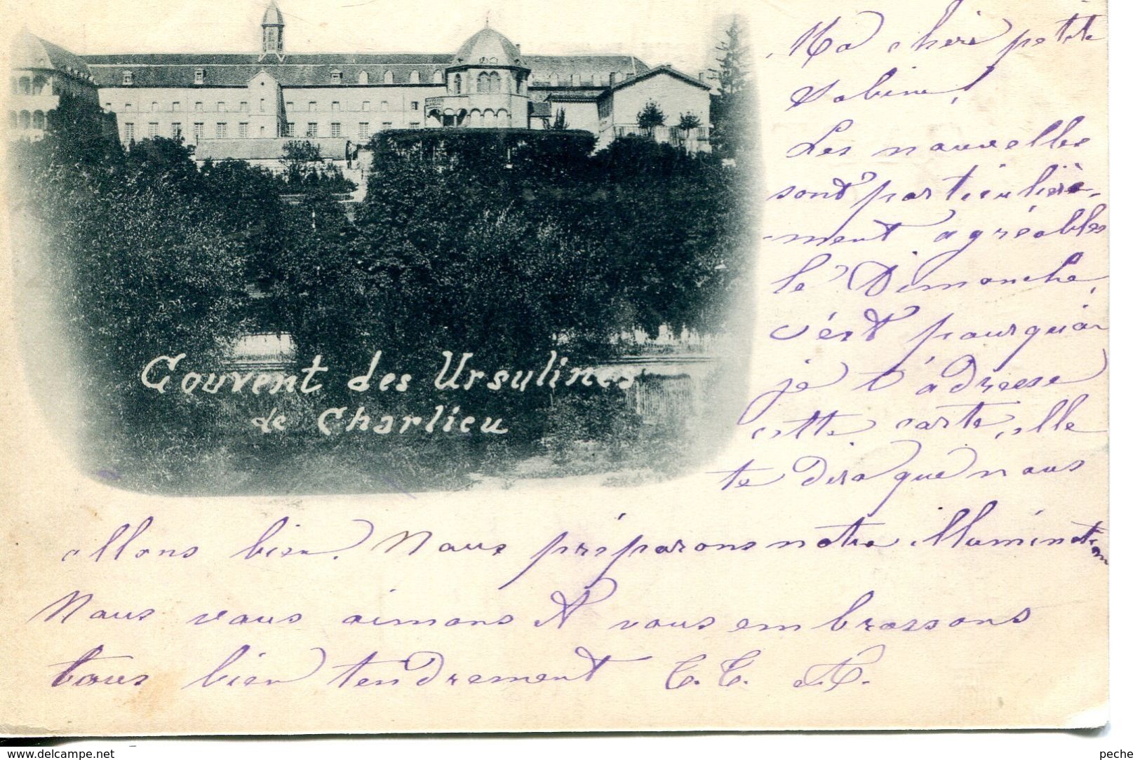 N°278 R -cpa Couvent Des Ursulines De Charlieu - Charlieu