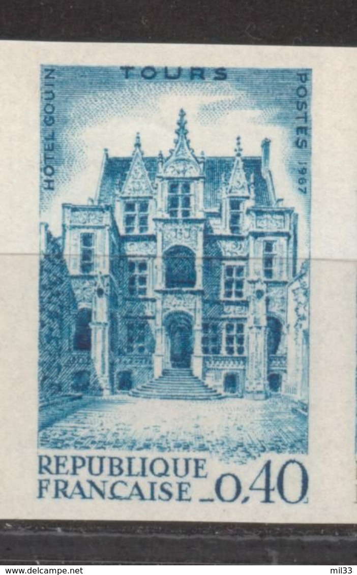 Hôtel Gouin YT 1525 De 1967 Essai De Couleur Sans Trace Charnière - Non Classés