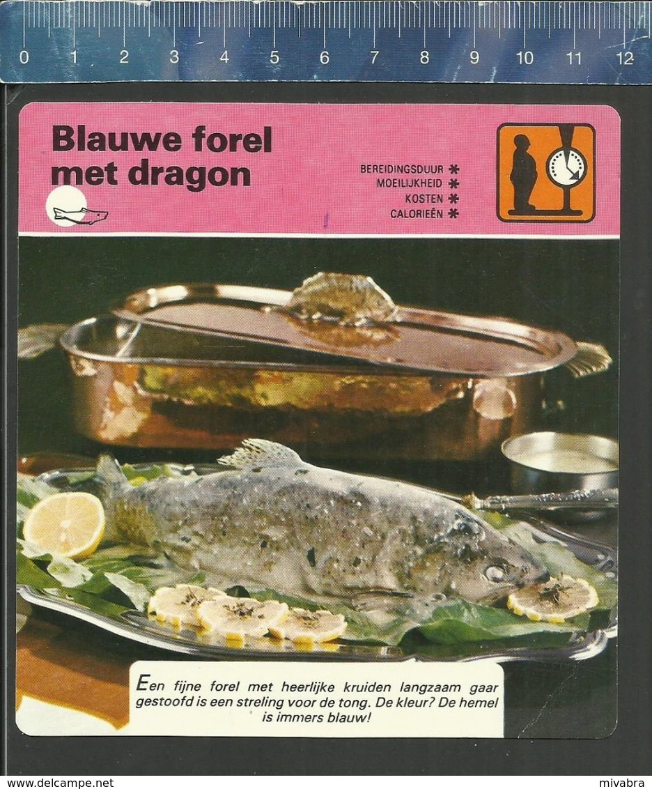 BLAUWE FOREL MET DRAGON - Recetas De Cocina