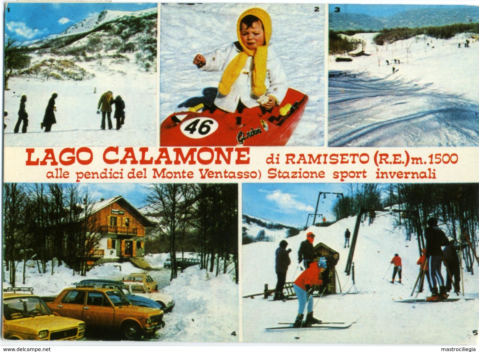 RAMISETO  REGGIO EMILIA  Lago Calamone  Monte Ventasso  Sport Invernali  Sci Ski - Reggio Emilia