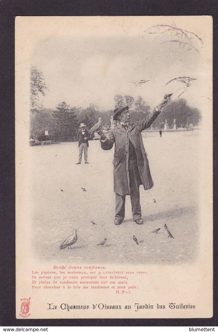 CPA PARIS PITTORESQUE Métier Circulé Charmeur D'oiseaux - Petits Métiers à Paris