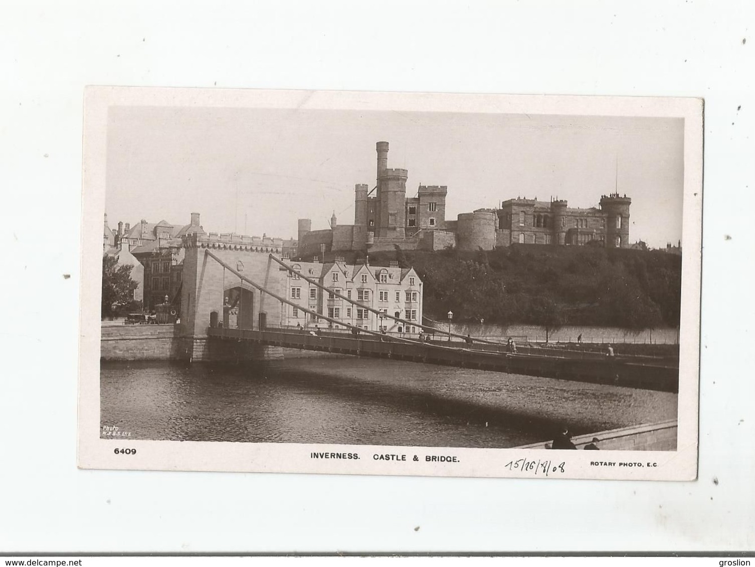 INVERNESS 6409 CASTLE A BRIDGE 1908 - Inverness-shire