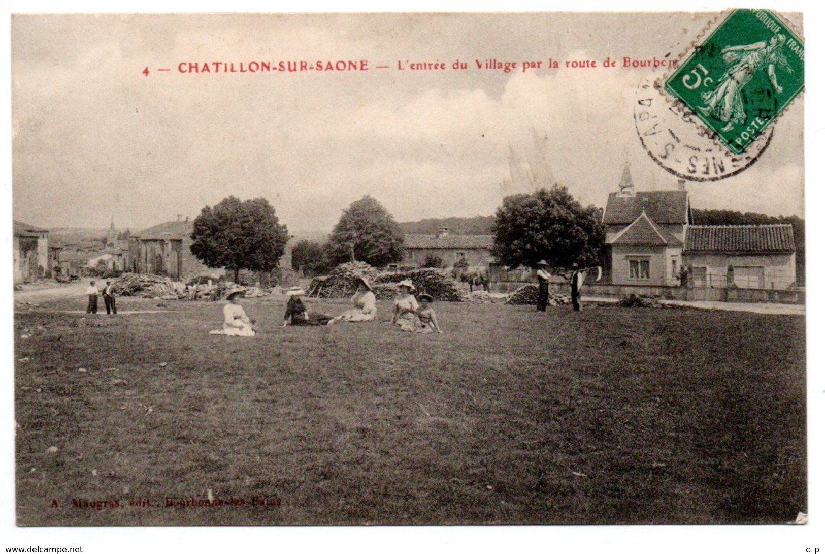 Chatillon Sur Saone - L'entree Du Village Par La Route De Bourbonne -   CPA ° - Other & Unclassified