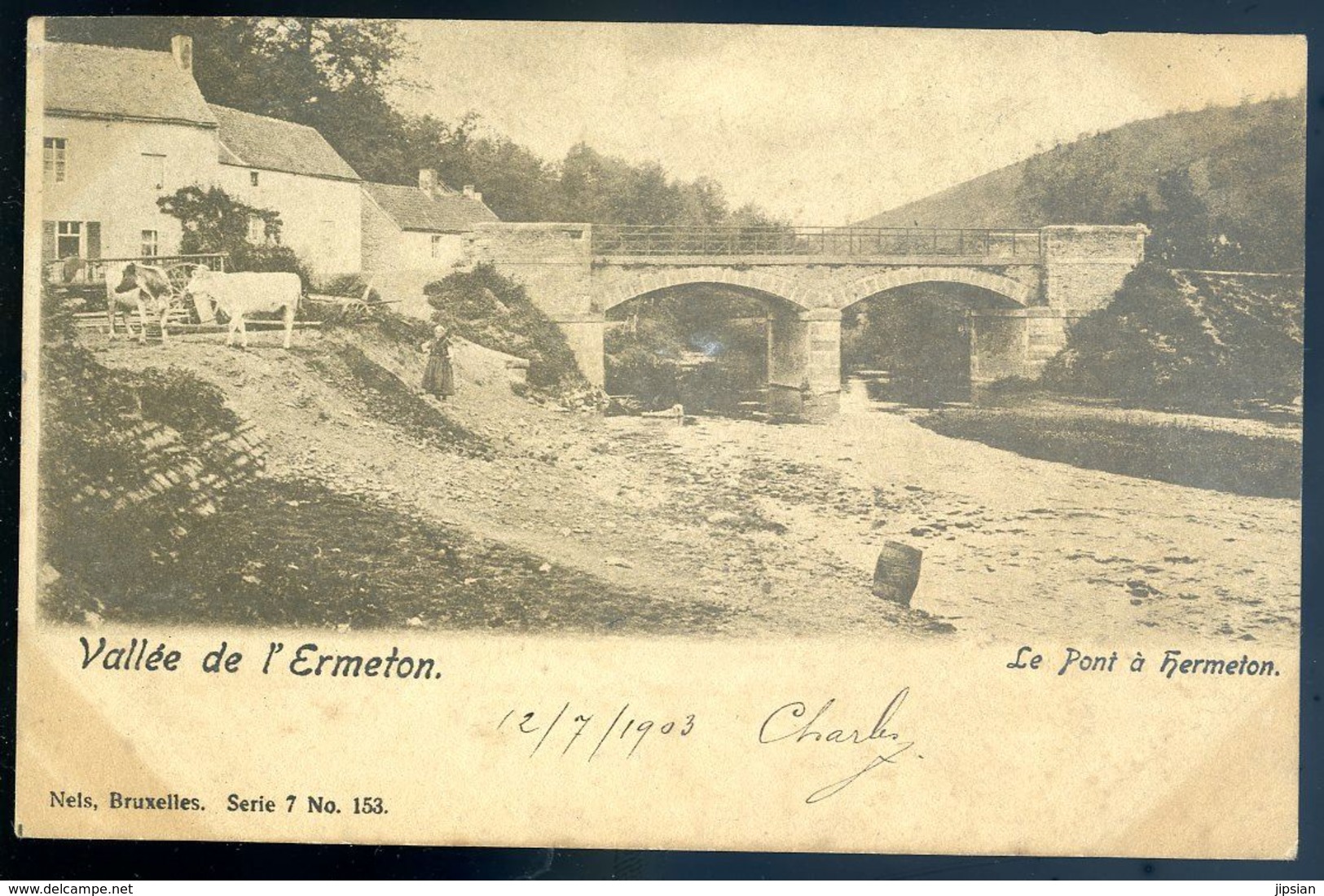 Cpa De Belgique  Vallée De L' Ermeton -- Le Pont à Hermeton     AVR20-104 - Mettet