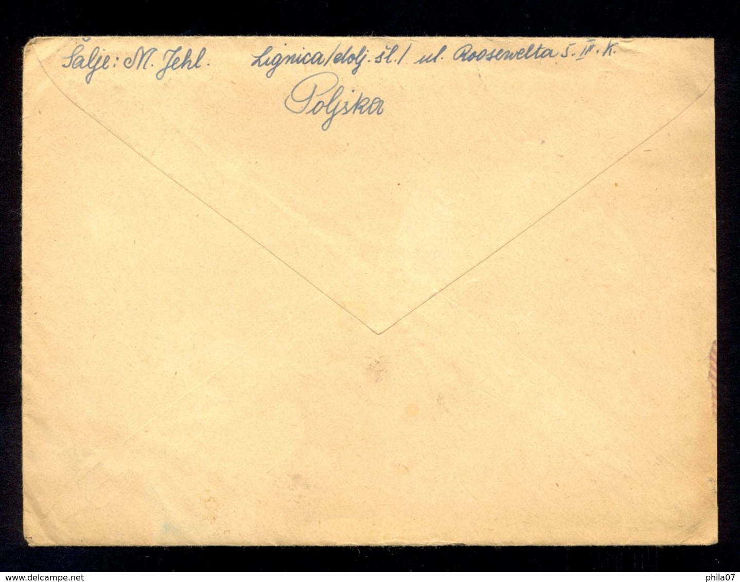 POLAND - Envelope Sent From Poland To Zagreb (Yugoslavia). Nice Franking With Imperforate Stamp. - Autres & Non Classés