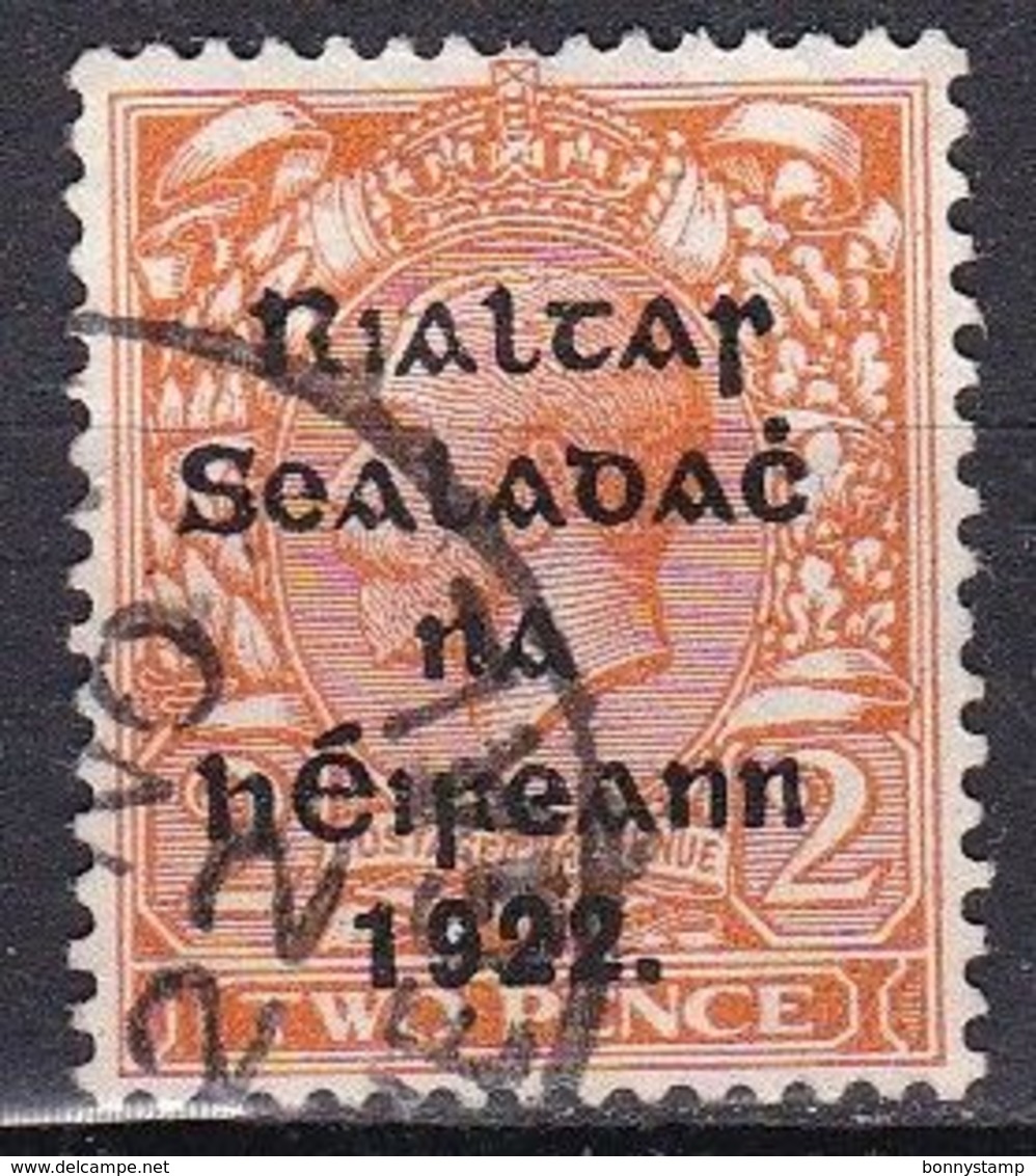 Irlanda, 1922 - 2p Overprinted - Nr.26 Usato° - Usati