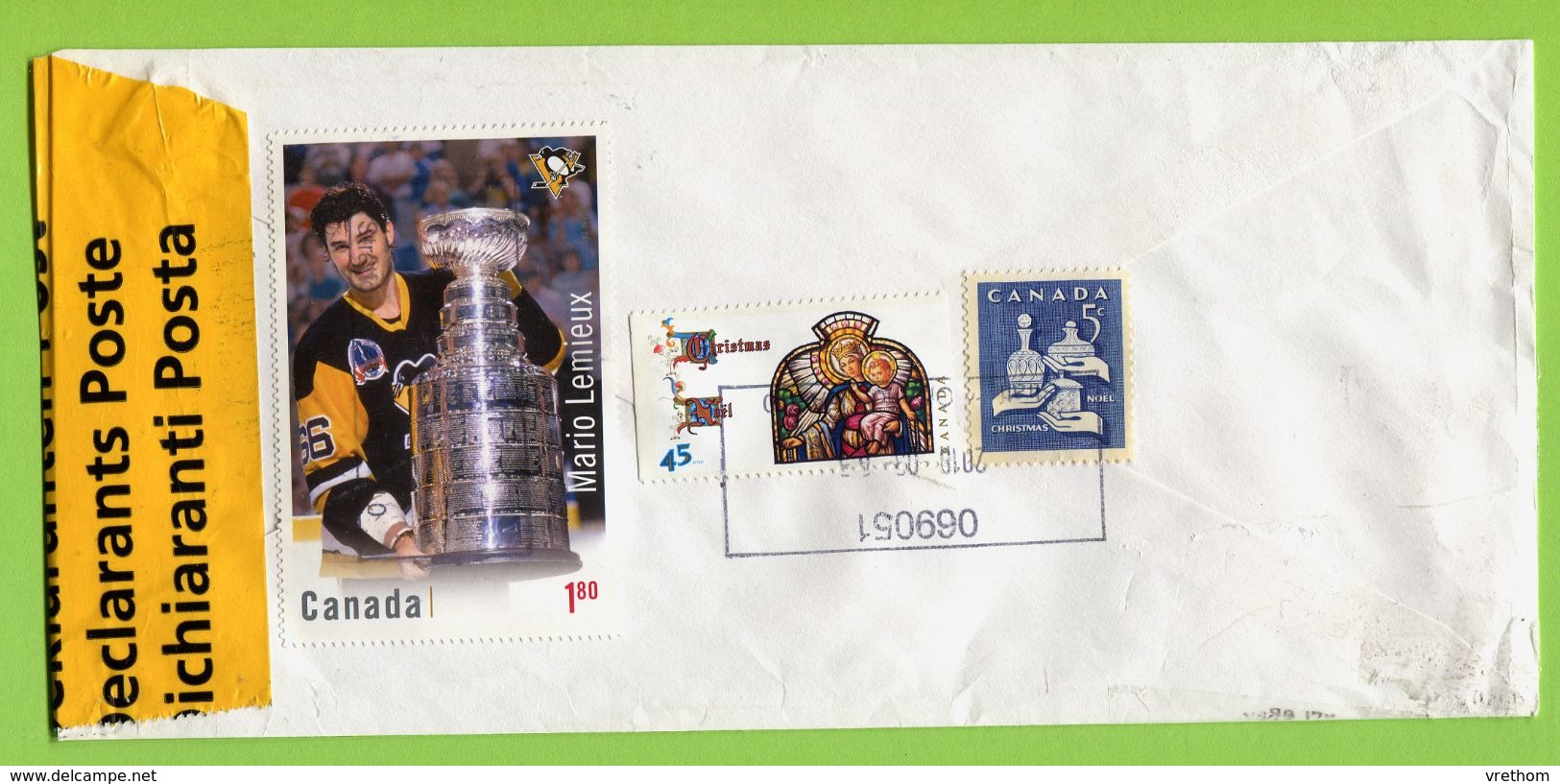 Canada, Kanada  2010  To Switzerland,  Eishockey,  Ice Hockey - Storia Postale