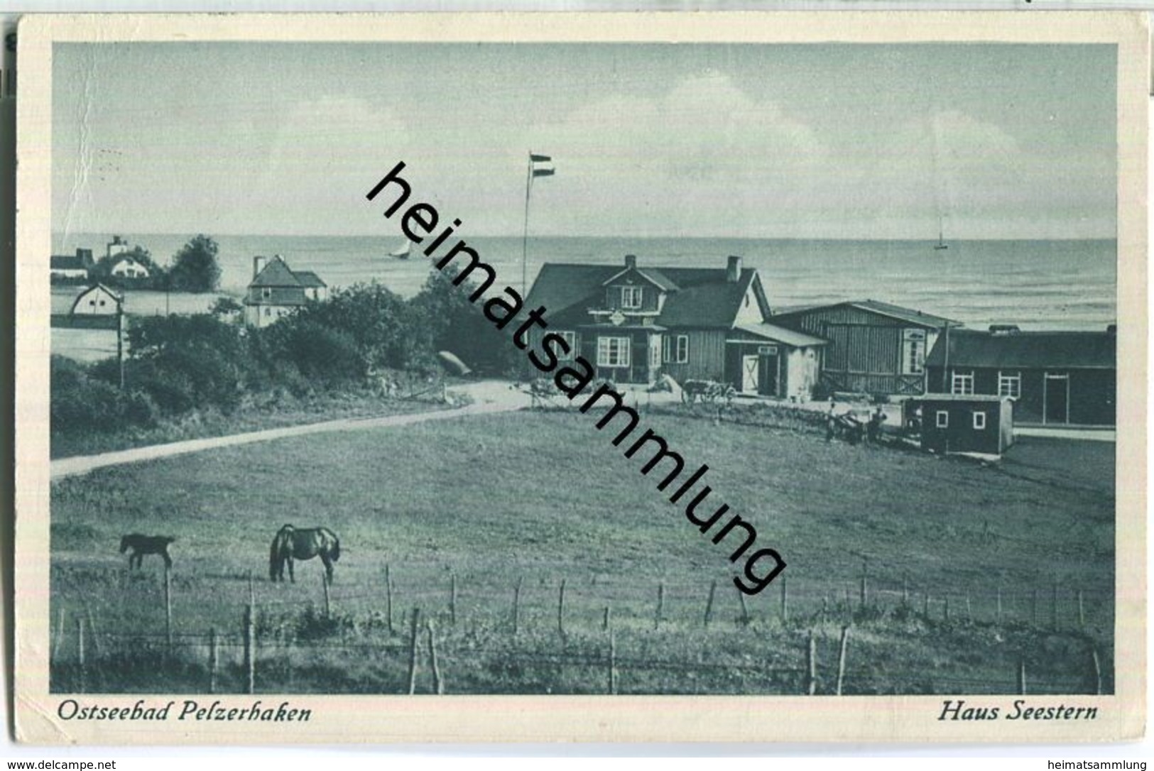 Pelzerhaken - Haus Seestern - Besitzer Fr. Schwiegershausen - Verlag Gottfried Ehrhorn Neustadt - Neustadt (Holstein)