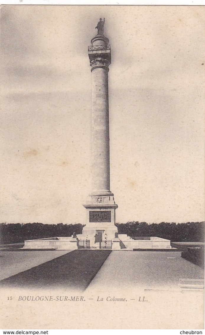 62. BOULOGNE SUR MER. CPA . 6 CARTES. LA COLONNE DE LA GRANDE ARMEE . AVEC STATUES  DE NAPOLEON 1er ET BAS RELIEF - Boulogne Sur Mer