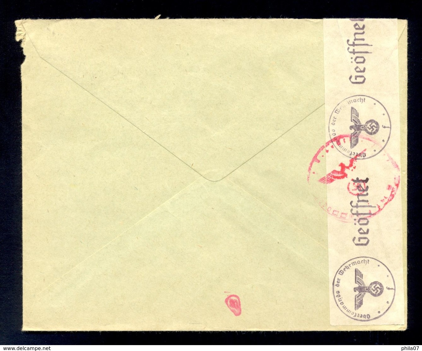 DENMARK - Cover With Nice Header 'Funders Blomster Oc Blade Fabrik'. Cover Sent To Nurnberg 1941. OKW Censorship. - Maximum Cards & Covers