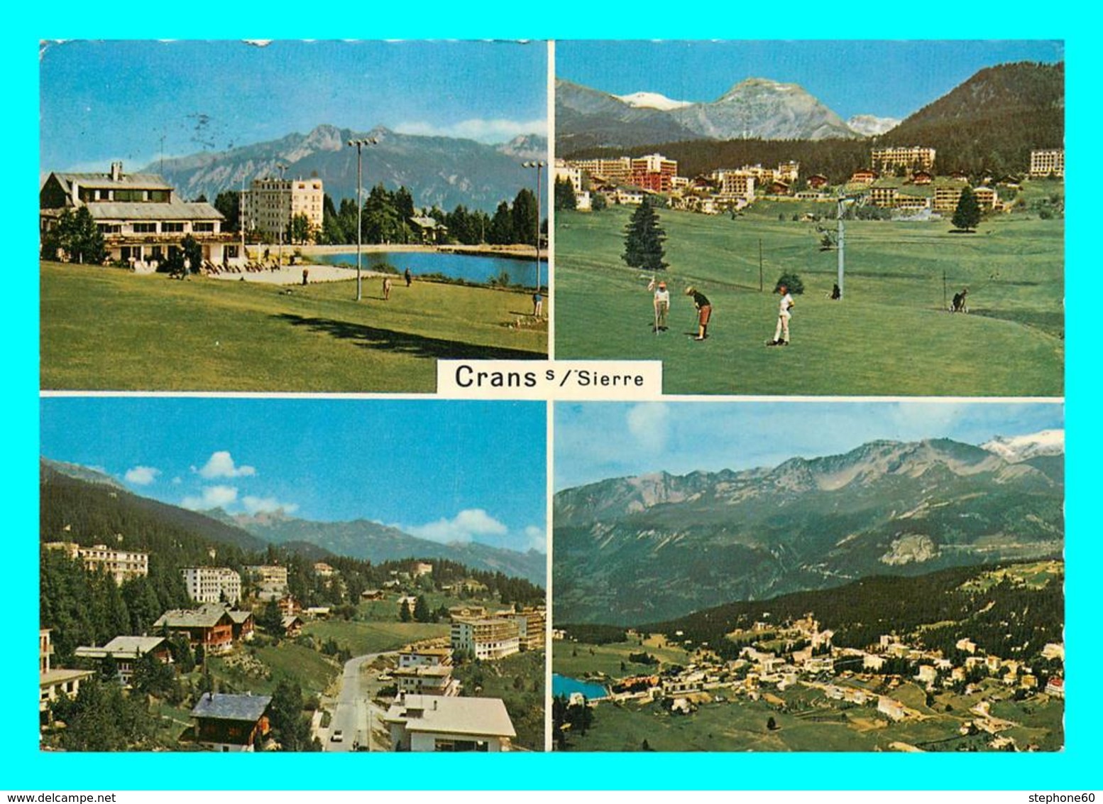 A747 / 261 Suisse CRAN SUR SIERRE Multivues Golf - Sierre
