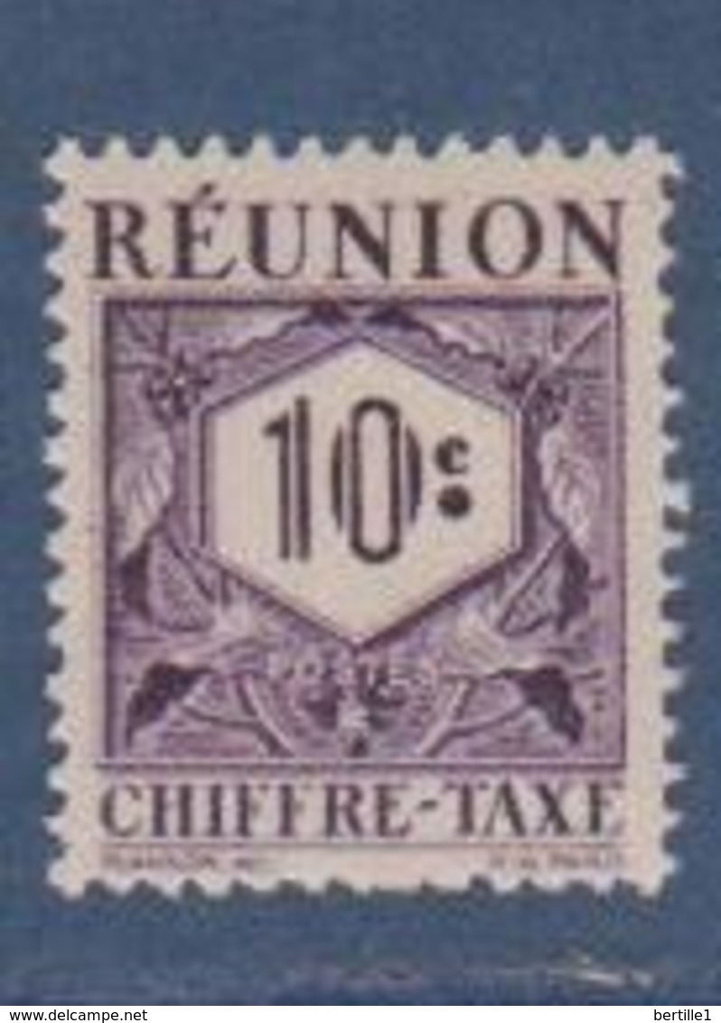 REUNION       N°  YVERT   TAXE 26    NEUF AVEC CHARNIERES      ( CHARN  03/ 39 ) - Postage Due