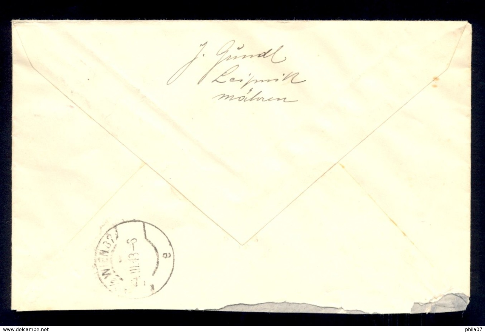 CZECHOSLOVAKIA PROTECTORATE - Envelope Sent By Registered Mail From Leipnik Lipnik Nad Bečvou To Wien 1942 - Briefe U. Dokumente