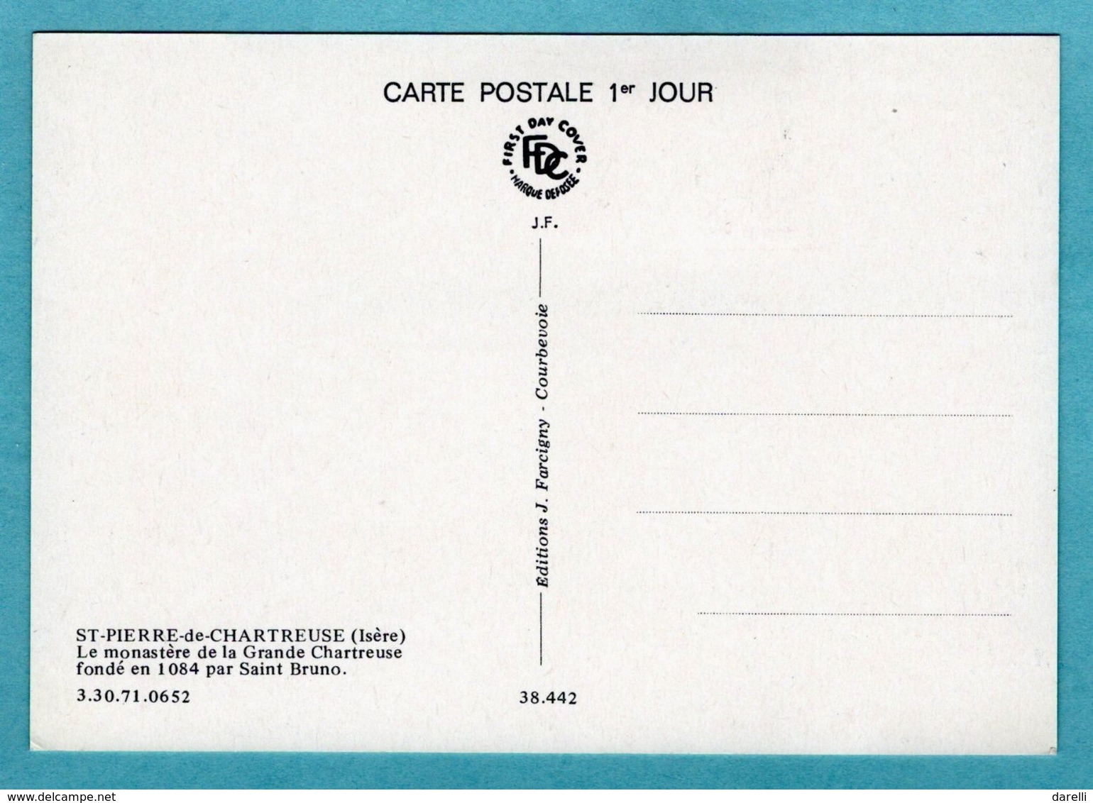 Carte Maximum 1984 - Monastère De La Grande Chartreuse - YT 2323 - 38 St Pierre De Chartreuse - 1980-1989