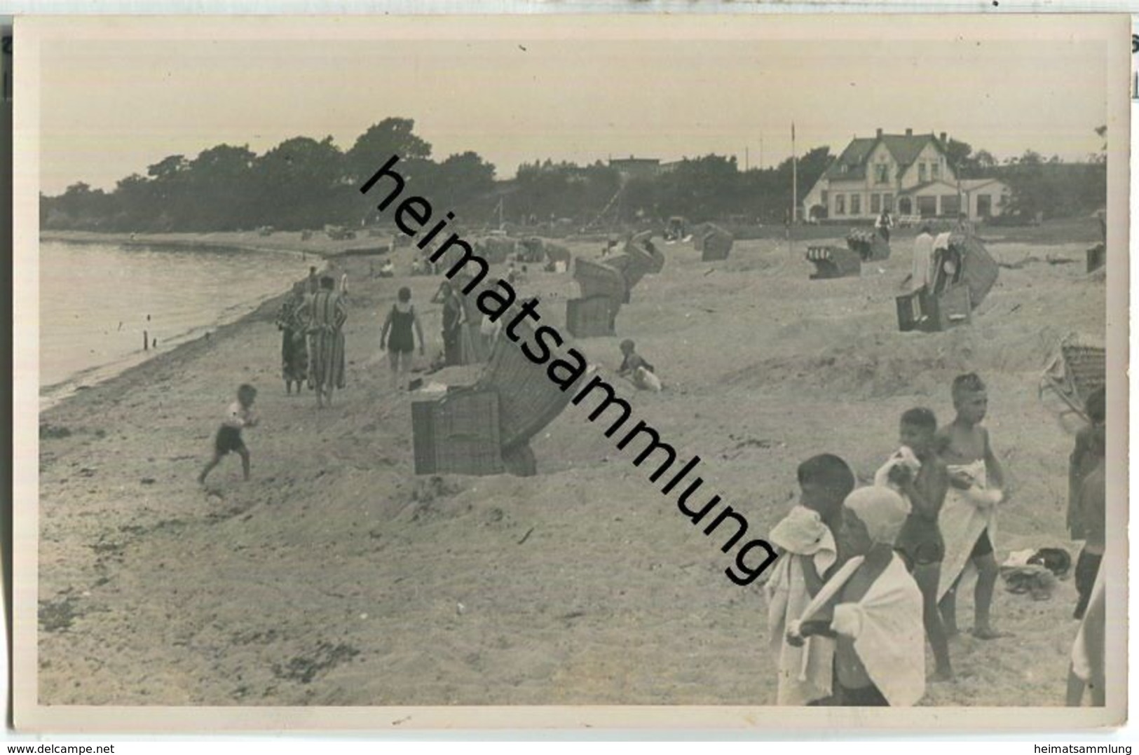 Pelzerhaken - Strand - Foto-Ansichtskarte - Neustadt (Holstein)