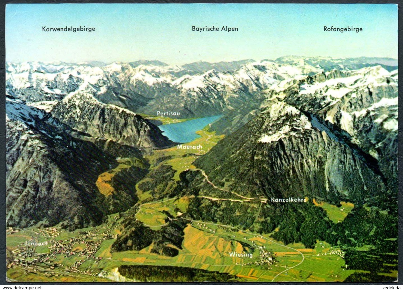 D7103 - Jenbach Karwendel Wiesing Achenseegebiet Tirol - Luftbild Foto Weninger - Jenbach