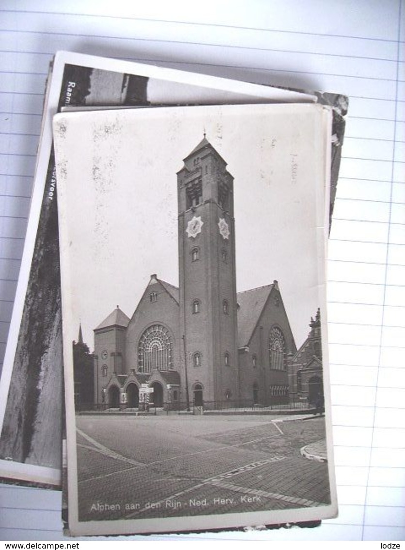 Nederland Holland Pays Bas Alphen Aan Den Rijn NH Kerk En ANWB Bord - Alphen A/d Rijn