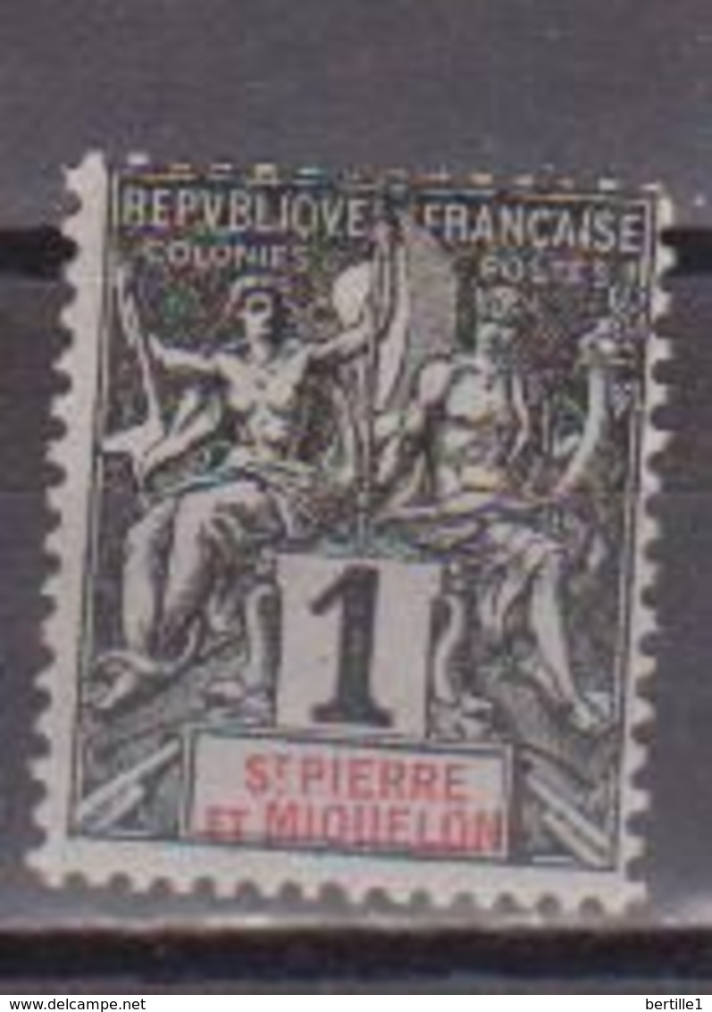 SAINT PIERRE ET MIQUELON       N°  YVERT   59   NEUF AVEC CHARNIERES      ( CHARN  03/ 39 ) - Neufs