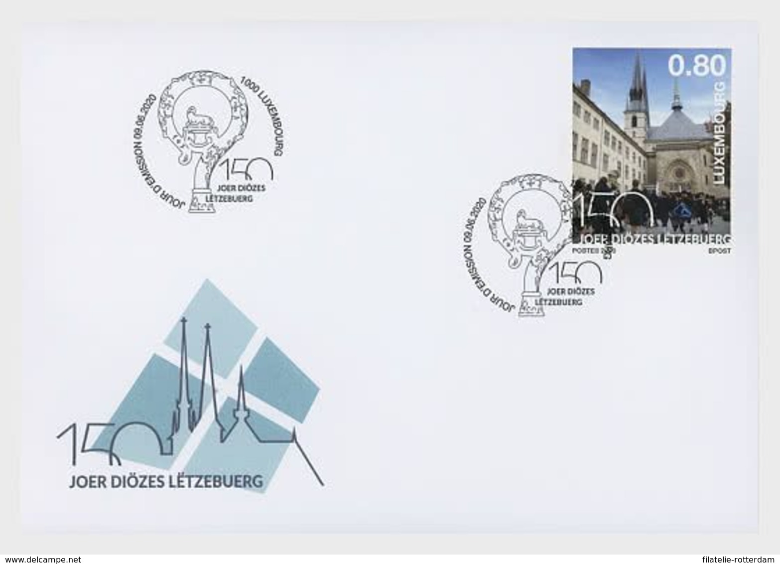 Luxemburg / Luxembourg - Postfris / MNH - FDC 150 Jaar Diocese 2020 - Unused Stamps